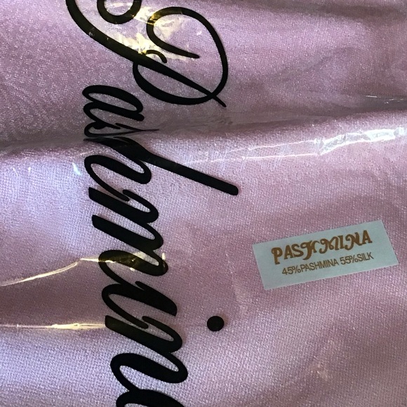 PASHMINA, Women’s Large Scarf Shawl Wrap 45% Pashmina, 55% Silk - Brand New - Picture 3 of 3